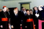 Il Presidente Scàlfaro  alla inaugurazione della Biblioteca Pinacoteca Ambrosiana, a fine  lavori di restauro. Milano 20 ottobre 1997