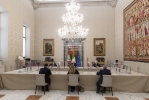 Il Presidente della Repubblica Sergio Mattarella con il Gruppo Parlamentare Misto del Senato della Repubblica, in occasione delle consultazioni