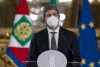 Il Presidente della Camera dei Deputati Roberto Fico nel corso delle dichiarazioni