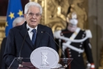 Il Presidente della Repubblica Sergio Mattarella, nel corso delle dichiarazioni 