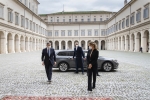 Il Prof Mario Draghi al suo arrivo al Quirinale
