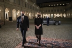 Il Presidente del Consiglio incaricato, Prof Mario Draghi arriva al Quirinale
