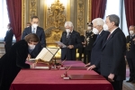 Il Cons.  Luciana Lamorgese, Ministro dell'Interno, durante il giuramento
