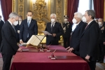 Il Dott. Daniele Franco, Ministro dell’economia e delle finanze, durante il giuramento
