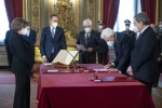 La Prof.ssa Cristina Messa, Ministro dell'Università e della Ricerca, in occasione del giuramento 