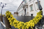 Il palazzo del Quirinale in occasione della Giornata Internazionale della Donna