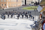 Il Presidente della Repubblica Sergio Mattarella con le Alte cariche dello Stato rende omaggio al Milite Ignoto all'Altare della Patria nella ricorrenza del 76° anniversario della Liberazione
