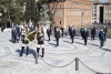 Il Presidente della Repubblica Sergio Mattarella con le Alte cariche dello Stato rende omaggio al Milite Ignoto all'Altare della Patria nella ricorrenza del 76° anniversario della Liberazione
