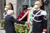 Il Presidente Sergio Mattarella in occasione della deposizione di una corona di fiori sul monumento dedicato alle vittime sul lavoro