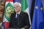 Il Presidente Sergio Mattarella durante la cerimonia di presentazione dei candidati ai Premi “David di Donatello” per l’anno 2021 
