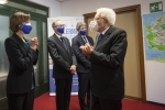 Il Presidente Sergio Mattarella al carcere dell’Ucciardone, con Roberto Fico, Presidente della Camera, Giuseppe Pisani, Segretario di Presidenza del Senato della Repubblica, Marta Cartabia, Ministro della Giustizia, in occasione della cerimonia commemorativa dell’anniversario delle stragi di Capaci e di Via d’Amelio.
