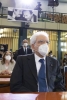 Il Presidente Sergio Mattarella nell'Aula Bunker del carcere dell’Ucciardone, in occasione della cerimonia commemorativa dell’anniversario delle stragi di Capaci e di Via d’Amelio.

