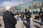 Il Presidente Sergio Mattarella al carcere dell’Ucciardone,in occasione della cerimonia commemorativa dell’anniversario delle stragi di Capaci e di Via d’Amelio.
