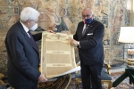 Il Presidente della Repubblica Sergio Mattarella riceve Rodolfo Ziberna sindaco di Gorizia  
