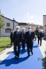 Il Presidente della Repubblica Sergio Mattarella a Cremona, Franco Anelli, Rettore dell’Università Cattolica del Sacro Cuore, in occsione alla cerimonia di inaugurazione del nuovo Campus Santa Monica 