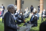 Il Presidente della Repubblica Sergio Mattarella in occasione della cerimonia di inaugurazione del nuovo Campus Santa Monica dell’Università Cattolica del Sacro Cuore.
