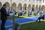 Il Rettore Franco Anelli, in occasione della cerimonia di inaugurazione del nuovo Campus Santa Monica dell’Università Cattolica del Sacro Cuore.
