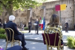 Il Presidente Sergio Mattarella alla cerimonia di intitolazione di “Largo Carlo Azeglio Ciampi: Presidente della Repubblica (1920-2016)"
