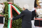 Il Presidente Sergio Mattarella in occasione della deposizione di una corona d’alloro all’Altare della Patria per la Festa Nazionale della Repubblica