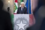 Il Presidente Sergio Mattarella in occasione della cerimonia della Festa Nazionale della Repubblica