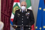 Il Gen. C.A. Teo Luzi, Comandante generale dell’Arma dei Carabinieri, rivolge il suo indirizzo di saluto al Presidente Sergio Mattarella