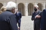 Il Presidente della Repubblica Sergio Mattarella, accoglie il Presidente Federale della Repubblica d’Austria Alexander Van der Bellen,in visita ufficiale 

