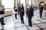Il Presidente della Repubblica Sergio Mattarella,con il Presidente Federale della Repubblica d’Austria Alexander Van der Bellen,in visita ufficiale 
