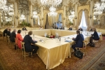 Il Presidente della Repubblica Sergio Mattarella con il Presidente Federale della Repubblica d’Austria Alexander Van der Bellen,in visita ufficiale 
