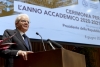 Il Presidente Sergio Mattarella nel corso della cerimonia per l’anno accademico 2020-2021 dell’Università degli Studi di Milano