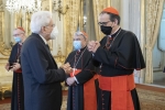 Il Presidente della Repubblica Sergio Mattarella con S.Em. Rev.ma il Cardinale Augusto Paolo Lojudice
