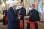 Il Presidente della Repubblica Sergio Mattarella con S.Em. Rev.ma il Cardinale Enrico Feroci