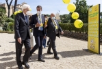 Il Presidente Sergio Mattarella con Ettore Prandini, Presidente della Confederazione nazionale Coldiretti e Vincenzo Gesmundo, Segretario generale della 
Confederazione nazionale Coldiretti, in occasione della celebrazione della 1^ Festa dell’educazione alimentare nelle scuole, a cura di Coldiretti