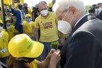 Il Presidente Sergio Mattarella visita l’area del “campo scuola Coldiretti”, in occasione della celebrazione della 1^ Festa dell’educazione alimentare nelle scuole, a cura di Coldiretti