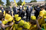 Il Presidente Sergio Mattarella visita l’area del “campo scuola Coldiretti”, in occasione della celebrazione della 1^ Festa dell’educazione alimentare nelle scuole, a cura di Coldiretti