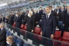 Roma - Il Presidente della Repubblica Sergio Mattarella allo stadio olimpico in occasione della partia inaugurale Italia Turchia degli Europei di Calcio, oggi 11 giugno 2021.(Foto di Paolo Giandotti - Ufficio per la Stampa e la Comunicazione della Presidenza della Repubblica)