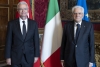 Il Presidente Sergio Mattarella con S.E. il Signor Ömer GÜCÜK, nuovo Ambasciatore della Repubblica di Turchia, in occasione della presentazione delle Lettere Credenziali 