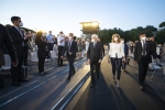 Il Presidente Sergio Mattarella e la Signora Laura alla rappresentazione dell’opera “Il trovatore” di Giuseppe Verdi, diretta dal Maestro Daniele Gatti, in occasione della serata inaugurale della stagione estiva del Teatro dell’Opera di Roma  
