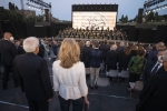 Il Presidente Sergio Mattarella e la Signora Laura alla rappresentazione dell’opera “Il trovatore” di Giuseppe Verdi, diretta dal Maestro Daniele Gatti, in occasione della serata inaugurale della stagione estiva del Teatro dell’Opera di Roma  
