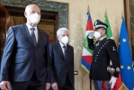 Il Presidente Sergio Mattarella con il Presidente della Repubblica Tunisina S.E. Kaïs Saïed, in visita ufficiale