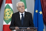 Il Presidente Sergio Mattarella nel corso dell'incontro con il Comandante Generale della Guardia di Finanza, unitamente ad una rappresentanza della Guardia di Finanza, in occasione del 247° anniversario della sua costituzione