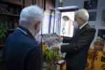 Il Presidente della Repubblica Sergio Mattarella con Don Antonio Mazzi, in occasione della visita alla Fondazione Exodus Onlus
