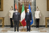 Il Presidente della Repubblica Sergio Mattarella incontra il Presidente del Consiglio Presidenziale dello Stato di Libia, S.E. il Signor Mohammed Yunis Ahmed Al-Menfi, in visita ufficiale
