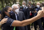 Il Presidente Sergio Mattarella con gli atleti italiani in partenza per i Giochi Olimpici e Paralimpici di Tokyo 2020