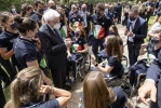 Il Presidente Sergio Mattarella con gli atleti italiani in partenza per i Giochi Olimpici e Paralimpici di Tokyo 2020