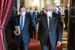 Il Presidente Sergio Mattarella con il Presidente del Consiglio dei Ministri Mario Draghi