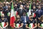 Il Presidente Sergio Mattarella con gli atleti italiani in partenza per i Giochi Olimpici e Paralimpici di Tokyo 2020