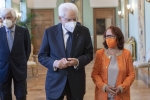 Il Presidente della Repubblica Sergio Mattarella incontra Lella GOLFO,Presidente della Fondazione Marisa Bellisario, in occasione della presentazione delle vincitrici della XXXIII^ edizione del Premio “Mele d’oro”, promosso dalla Fondazione
