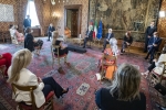 Il Presidente della Repubblica Sergio Mattarella incontra Lella GOLFO,Presidente della Fondazione Marisa Bellisario,unitamente alle vincitrici della XXXIII^ edizione del Premio “Mele d’oro”, promosso dalla Fondazione
