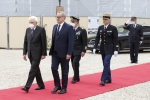 Il Presidente della Repubblica Sergio Mattarella con Richard Ferrand, Presidente dell’Assemblée Nationale