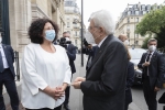 Il Presidente della Repubblica Sergio Mattarella all’Université La Sorbonne, accolto dalla Sig.ra Frédérique Vidal, Ministro dell’Insegnamento Superiore, della Ricerca e dell’Innovazione